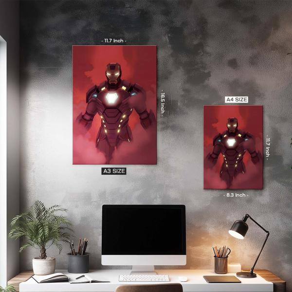 Iron-Man : Authority Forged in Fire | Power Hero Metal Poster