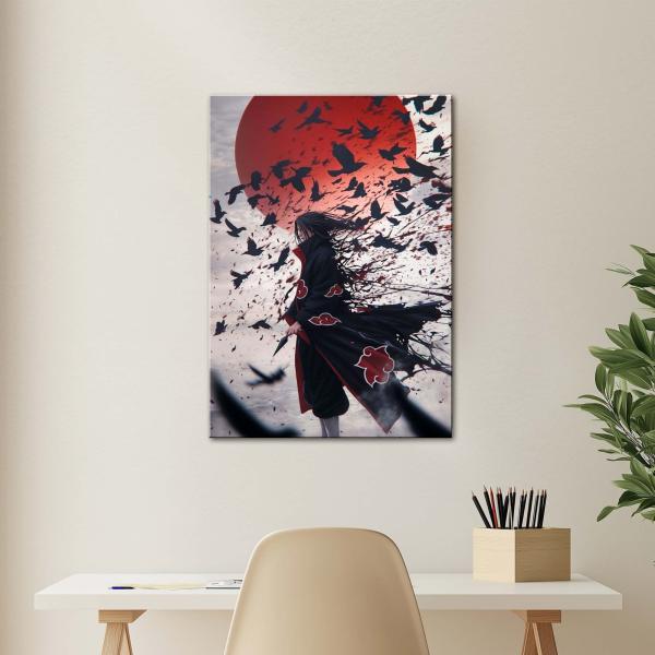 Raven Eclipse Ronin: Oath of the Crimson Moon | Power Hero Metal Poster