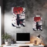 Raven Eclipse Ronin: Oath of the Crimson Moon | Power Hero Metal Poster