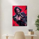 Wick: Crimson Vengeance Edition Metal Poster