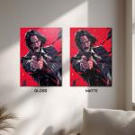 Wick: Crimson Vengeance Edition Metal Poster