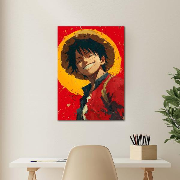 Monkey D. Luffy: Spirit of Absolute Freedom | Premium Metal Poster