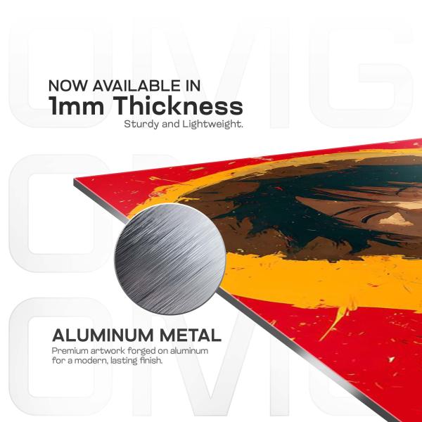 Monkey D. Luffy: Spirit of Absolute Freedom | Premium Metal Poster