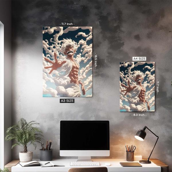 Luffy: Gear Five Awakening Edition Metal Poster