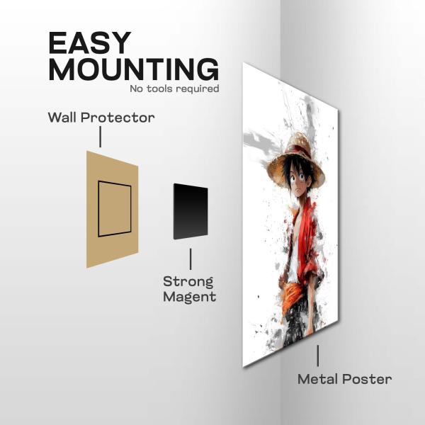 Luffy: Straw Hat Spirit Edition Metal Poster