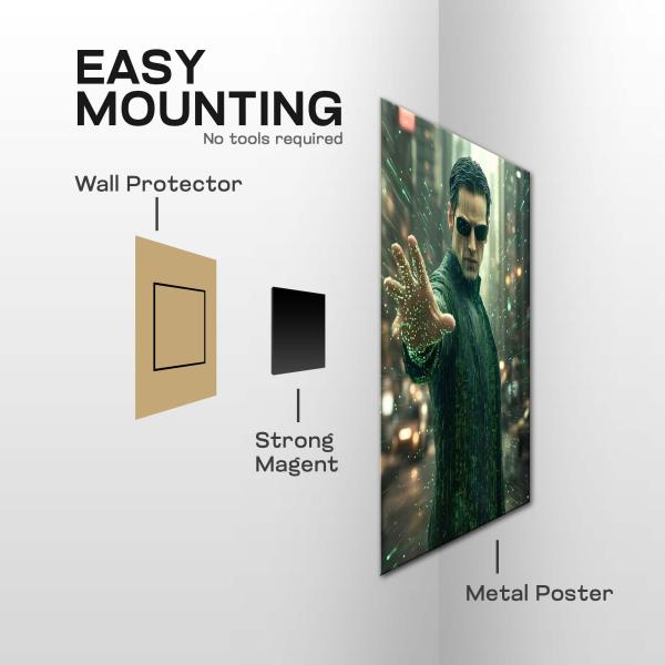 Neo: Matrix Codebreaker Edition Metal Poster