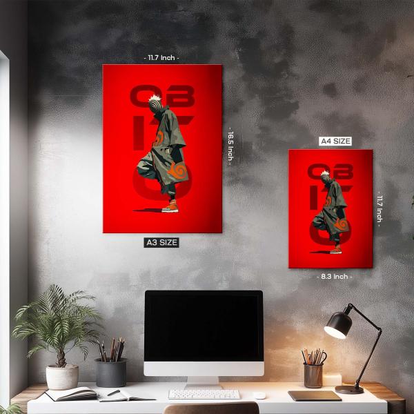 Obito: Masked Resolve Edition Metal Poster
