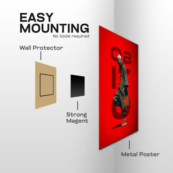 Obito: Masked Resolve Edition Metal Poster