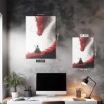 The Dragon’s Vigil: Path of the Crimson Blade | Samurai Metal Poster