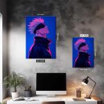 Saturo Gojo : Awakening Beyond Sight | Ultra-Modern Metal Poster