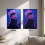 Saturo Gojo : Awakening Beyond Sight | Ultra-Modern Metal Poster