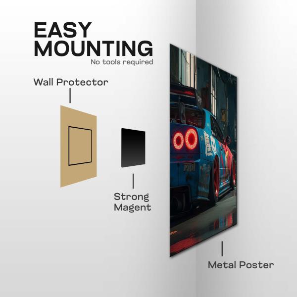 Neon Ronin: Spirit of the Underground | Performance Metal Poster