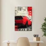 Redline Beast: The Street Power Machine | Sacred Metal Poster