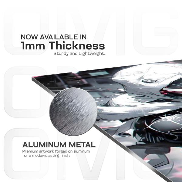 Web Phantom: Neon Hunt Edition Metal Poster