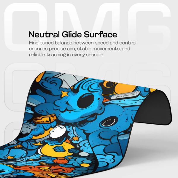 Street Surge: Graffiti Vector Edition Mousepad