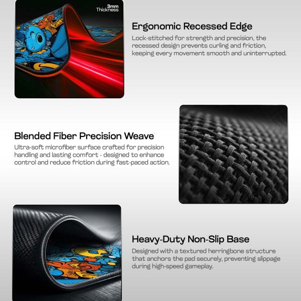 Street Surge: Graffiti Vector Edition Mousepad