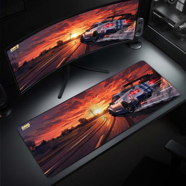 Skyline Legend: R34 Drift Edition Mousepad